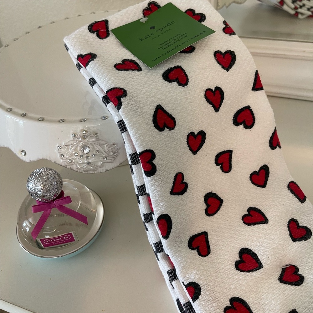 Kate Spade ♠️ Dish Towels Set Of 3 💯 Cotton